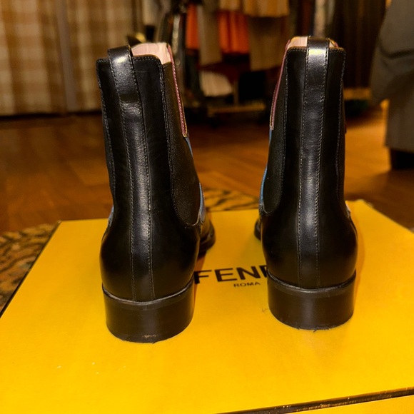 Fendi Appliquéd Buggie/Monster Chelsea Boots - Picture 5 of 16